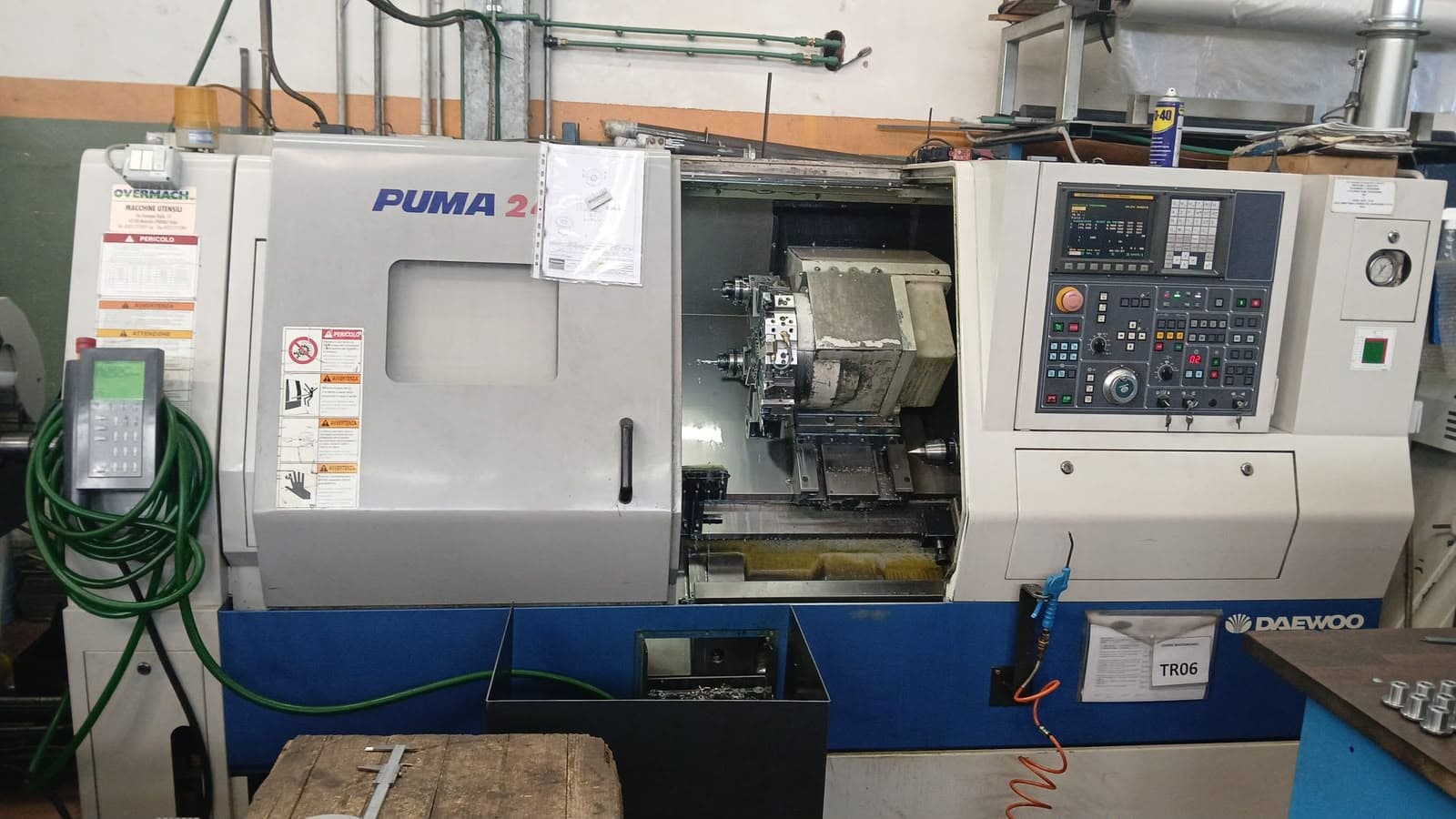 Tornio CNC da ripresa DAEWOO Puma 240LB