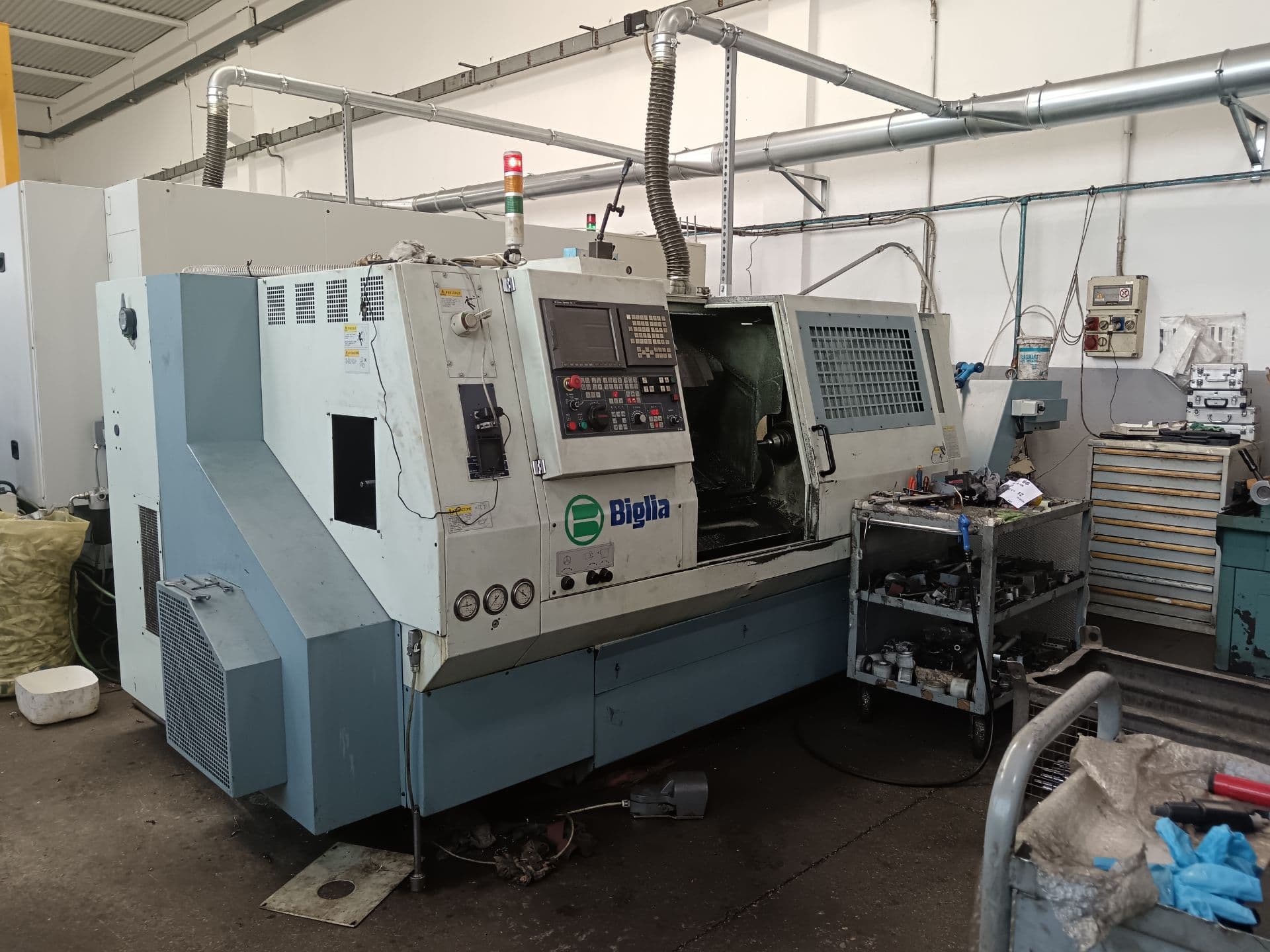 Tornio CNC da ripresa motorizzato Biglia B1000M