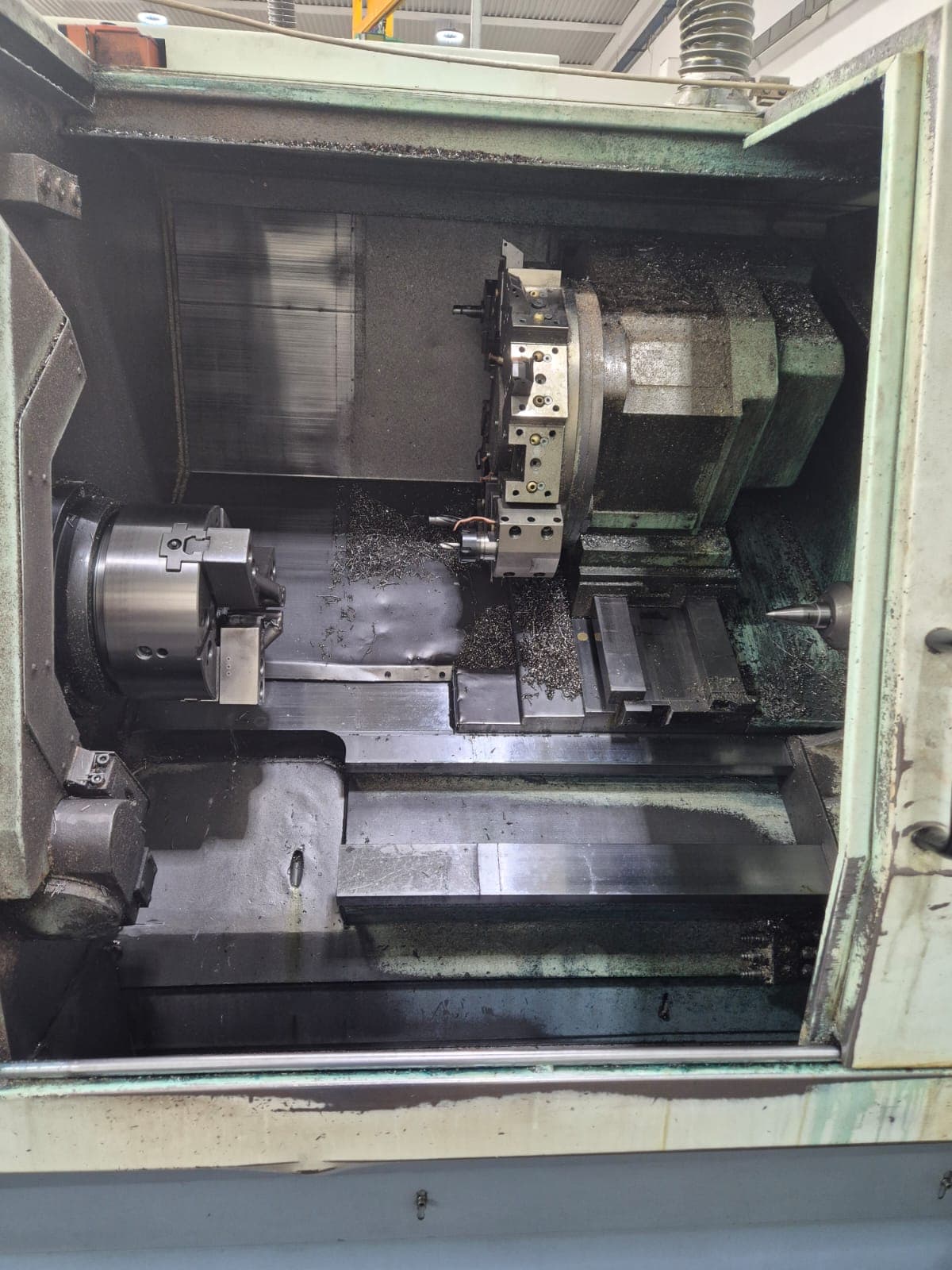 Tornio CNC da ripresa motorizzato Biglia B1000M