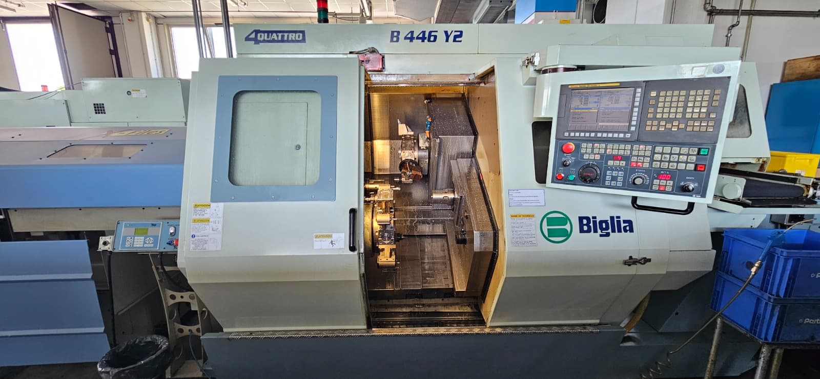 Tornio CNC con caricamento da barra Biglia B446 Y2
