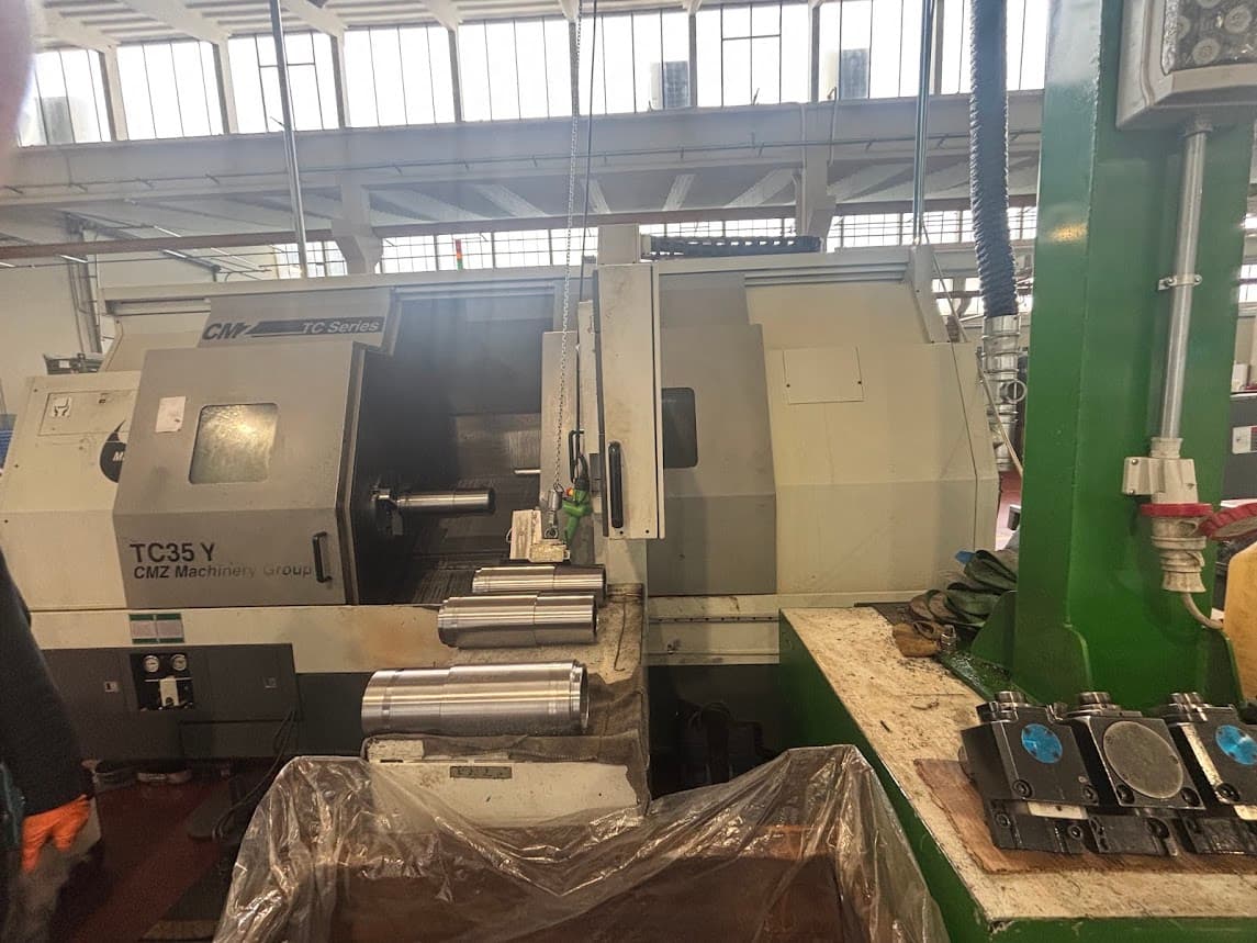 Tornio CNC da ripresa motorizzato CMZ TC 35Y