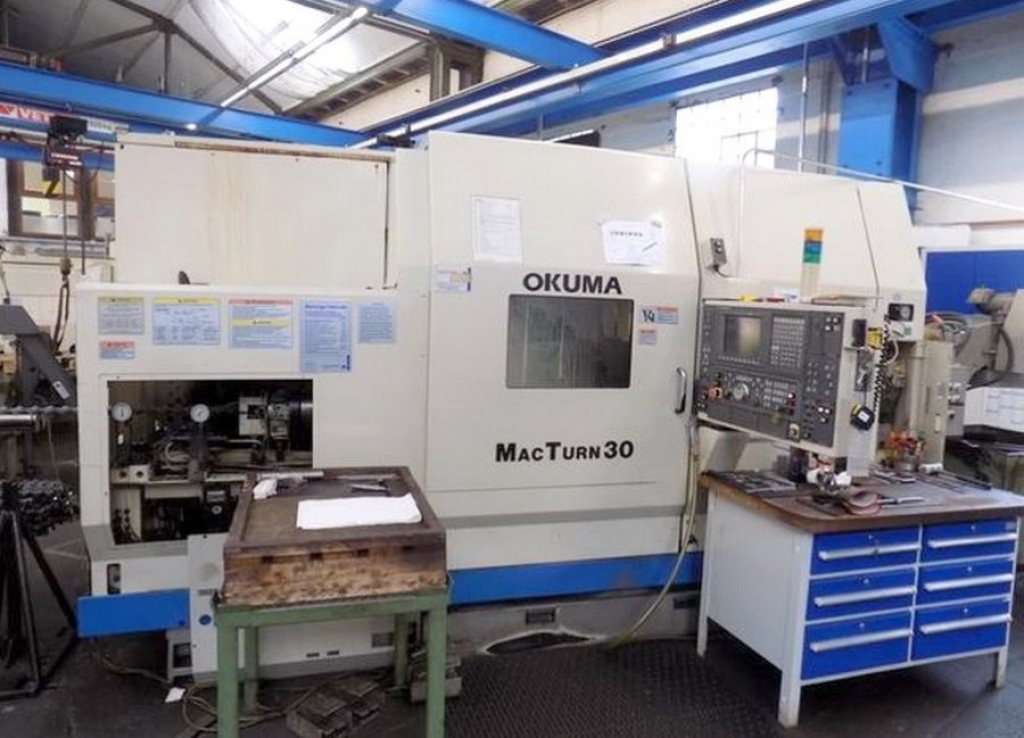 Tornio Multitasking Cnc OKUMA MacTurn 30